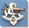 3-inch Miniature Brass Sextant