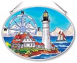 Portland Head Medium Oval Stained Glass