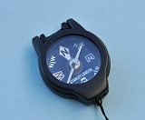 Stanley London Black Luminescent Pocket Compass with Magnifier