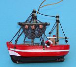 Opposite Side of Fishing Trawler Ornament