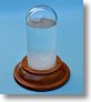 Storm Glass with Hardwood Base