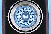 Detail of Large 5.25-inch Gimbaled Compass