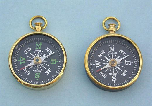 Open Face Pocket Compass