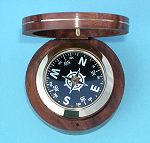 Compass with Lid Open
