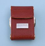 Dalvey Leather Alarm Clock Folded for Travel