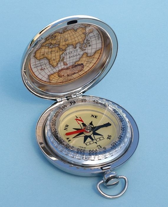 Dalvey Modern Explorer Liquid Damped Pocket Compass