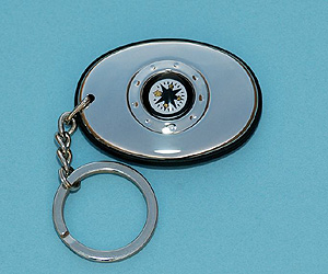 Dalvey Stainless Steel Key Chain Compass