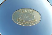 Detail of Custom Engraved Monogram on Dalvey Flask