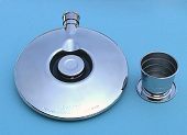 Back of Flask with Integrated Cup