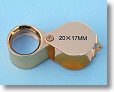 20x Folding Pocket Magnifier and Eye Loupe