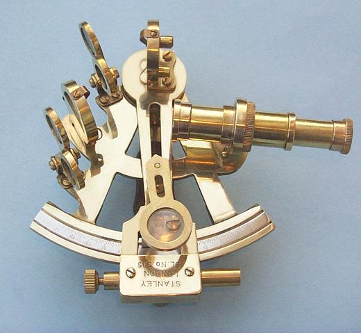 4-inch Stanley London Brass Sextant