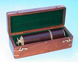 18-inch Leather Sheathed Telescope in Box