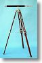 30-inch Leather Sheathed Telescope on Hardwood Tripod